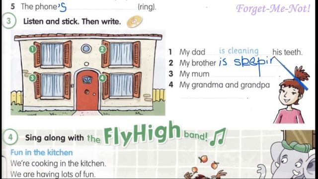 Fly High 3☺ Lesson 9✅I'm Cooking☺Present Continuous pp. 32-33 Activity Book&Fun Grammar смотреть онлайн