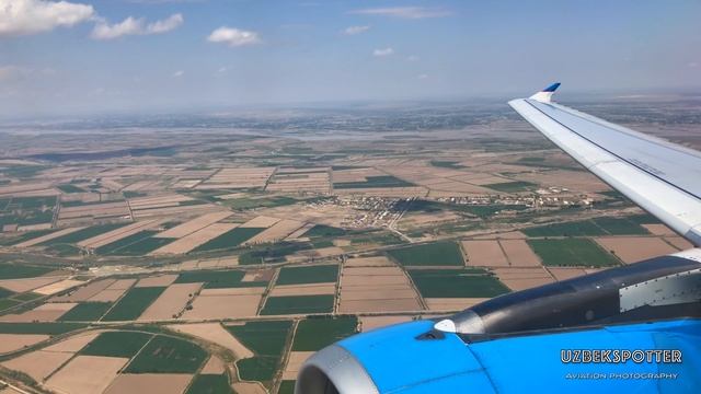 [4K] Uzbekistan A320 Посадка в Ургенч 01.05.2019 смотреть онлайн