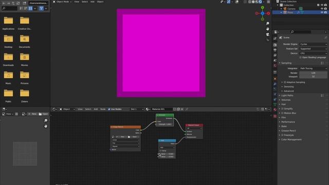 Beginner painting displacement (pixel sorting) tutorial | Blender easy beginners lesson смотреть онлайн