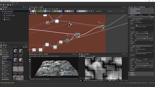 Substance Designer 2020.2 - Exposing Parameters смотреть онлайн