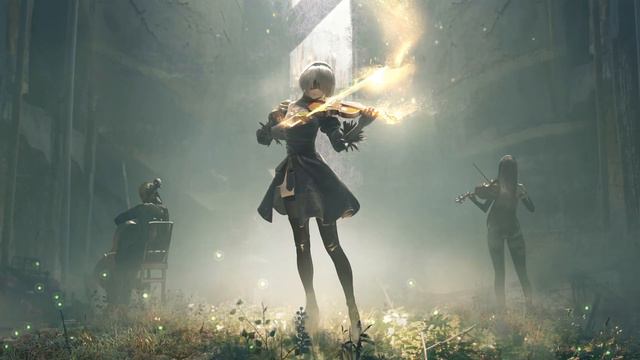 1 Hour of Relaxing Nier Automata Remixes and Rain - Chill/Study/Sleep смотреть онлайн