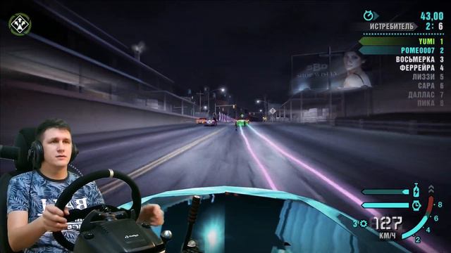 NFS CARBON НОВАЯ ТАЧКА И ОФИГЕННЫЕ ЗАЕЗДЫ НА РУЛЕ LOGITECH G29 POMEO007 POMEO*007 смотреть онлайн