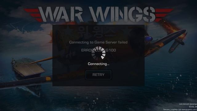 War wings error code g100 Please tell me how to fix it im iPhone смотреть онлайн