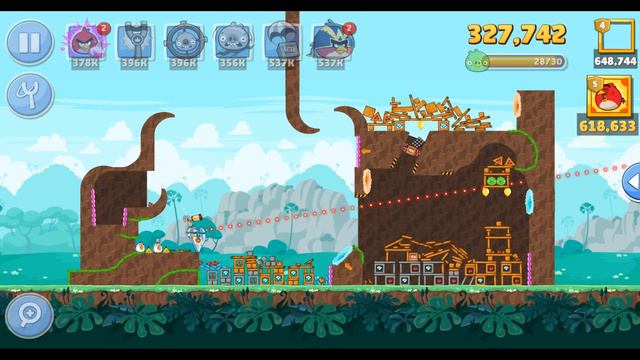 Angry Birds Friends Level 8 Tournament 1204 Highscore POWER-UP walkthrough смотреть онлайн