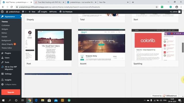 How to upload free e-commerce theme in Wordpress website. смотреть онлайн