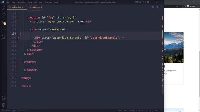 Bootstrap 5 FAQ with Accordion смотреть онлайн