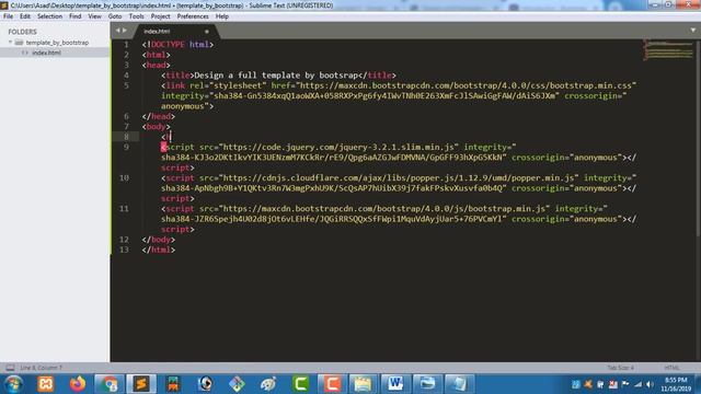 Bootstrap Tutorial: How To Set up and Use Bootstrap For Beginners | Step-by-Step | Part: 1 смотреть онлайн