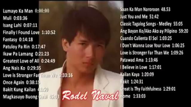RODEL NAVAL's Best Collection of OPM Tagalog & English Songs and From Live Performances смотреть онлайн