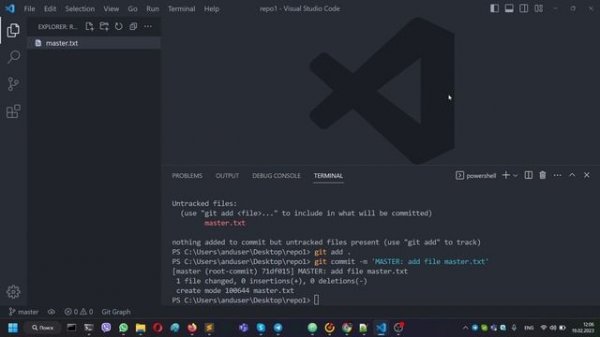 Курс Git и GitHub. 07. Слияние веток (merge)