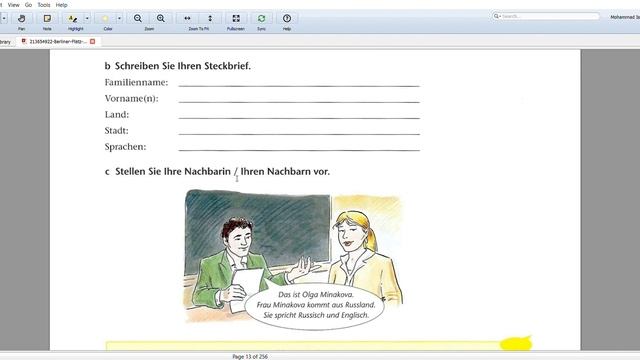 آموزش زبان آلمانی به بلوچی سطح A1 -  ویدیو شماره 2