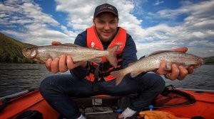 РЫБАЛА НА ХАРИУСА на ЕНИСЕЕ в КРАСНОЯРСКЕ С ЛОДКИ