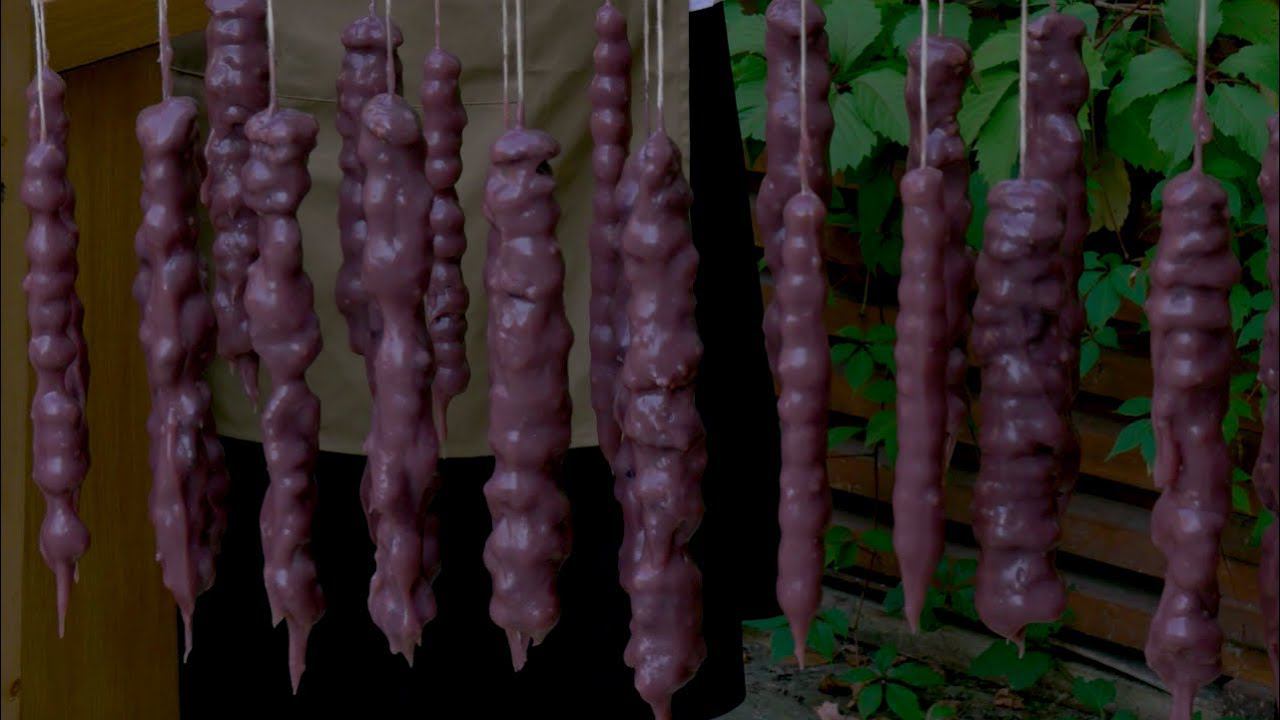 Как приготовить домашнюю чурчхелу! смотреть онлайн