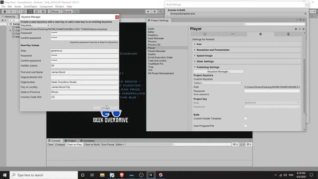 How to Set Unity Keystore and Export to PEM for Reset смотреть онлайн