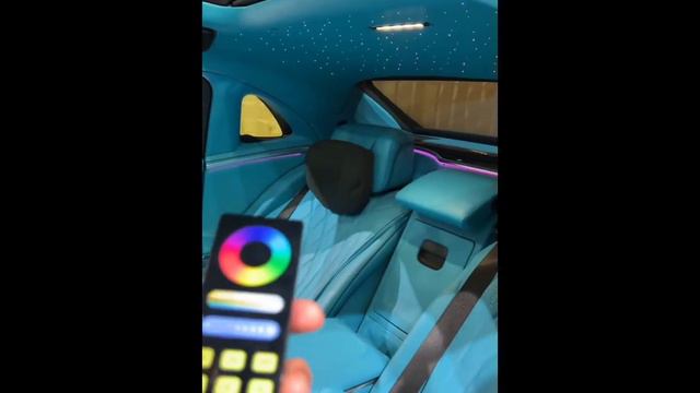 MERCEDES-BENZ MAYBACH S-CLASS 680 LUXURIOUS INTERIOR STARLIGHT & AMBIENT LIGHT CONTROL REMOTE 2022 смотреть онлайн