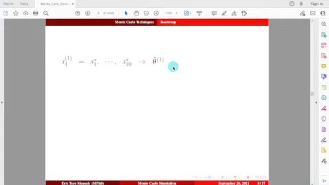 Monte Carlo Simulation || Bootstrapping (Basic Concept) || смотреть онлайн