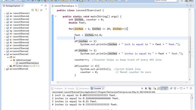 17z - Learn Java Code Blocks - Exercise 3 смотреть онлайн
