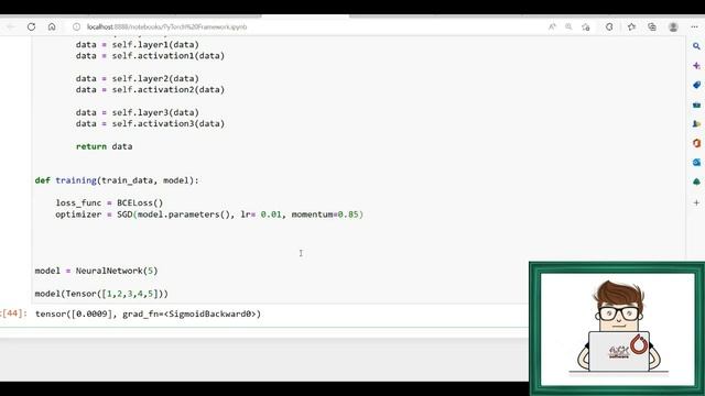 Learning PyTorch Framework - Lesson 7 - Training the model || تعلم البايتورتش смотреть онлайн