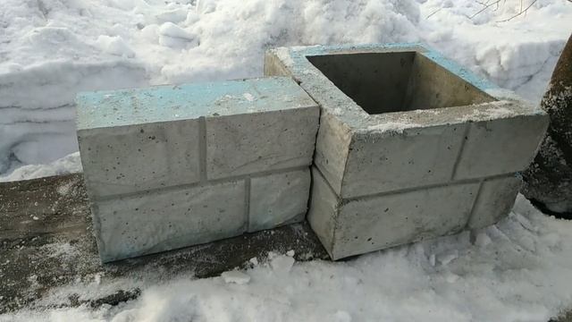 Наборные блоки для столба.Находка для разумного строителя! смотреть онлайн