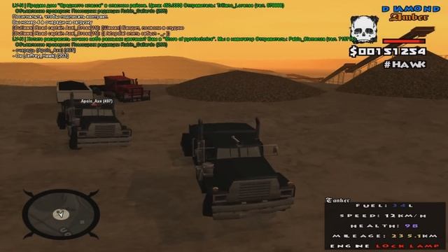 Diamond RP Amber - Дальнобой [#20] смотреть онлайн
