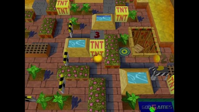 Ms. Pac-Man Maze Madness - Gameplay Dreamcast HD 720P смотреть онлайн