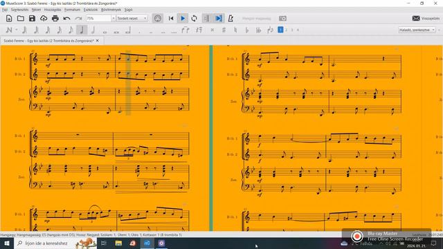 Szabó Ferenc - Egy kis lazítás (2 Trombitára és Zongorára) смотреть онлайн