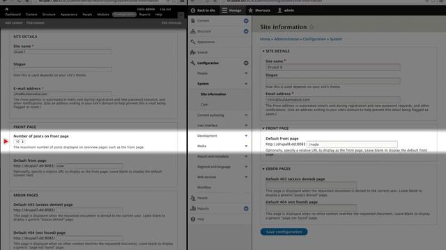 75. Comparing the "Site information" and "Cron" admin pages in Drupal 8 and Drupal 7 смотреть онлайн