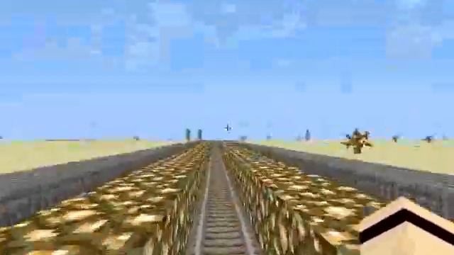 Minecraft. Обзор деревни жителей в пустыне смотреть онлайн