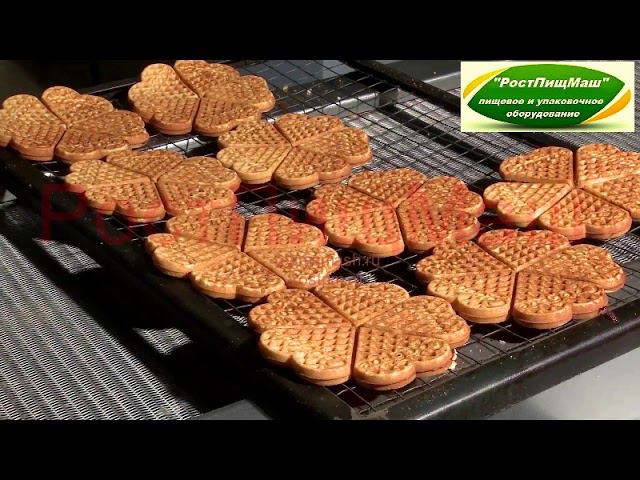 Вафли сердцем на Автомате ПАК-2 от РостПищМаш смотреть онлайн