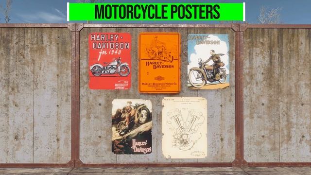 Fallout 4 Mods - Motorcycle Garage Decorations смотреть онлайн