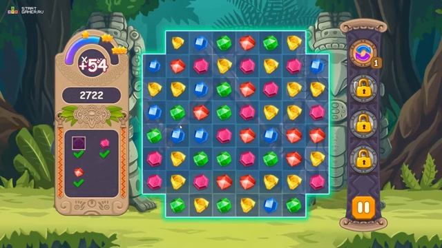 Игра "Джевелс Блиц 3" (Jewels Blitz 3) - прохождение смотреть онлайн