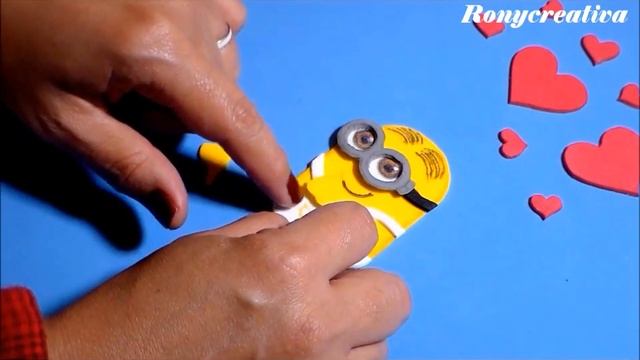 SAN VALENTIN MINIONS ENAMORADOS / VALENTINES DAY MINION LOVE DIY смотреть онлайн