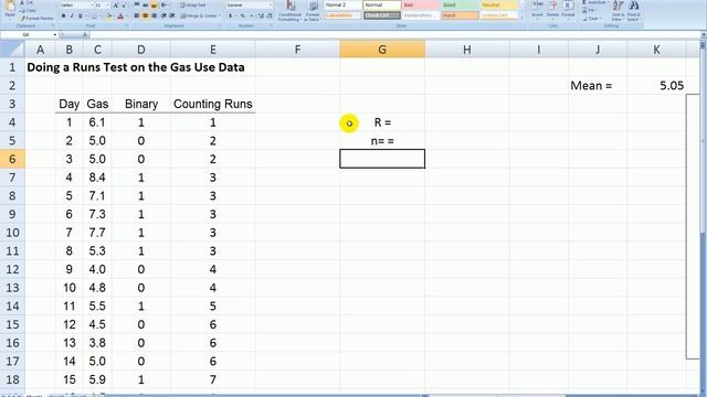 How to Do a Runs Test in MS Excel 2007 смотреть онлайн