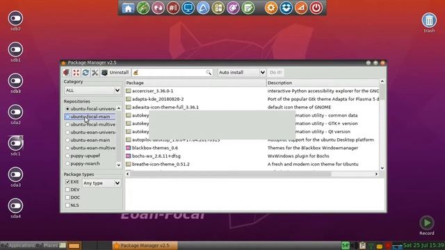 Puppy Linux - UPupEF 32-bit - Focal/Eoan based смотреть онлайн