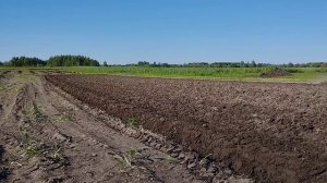 Вспашка огорода мотоблоком МТЗ Беларусь