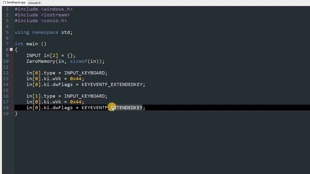 How to Simulate MOUSE & KEYBOARD Events in C/C++ | How to use SendInput() Method in C/C++ смотреть онлайн