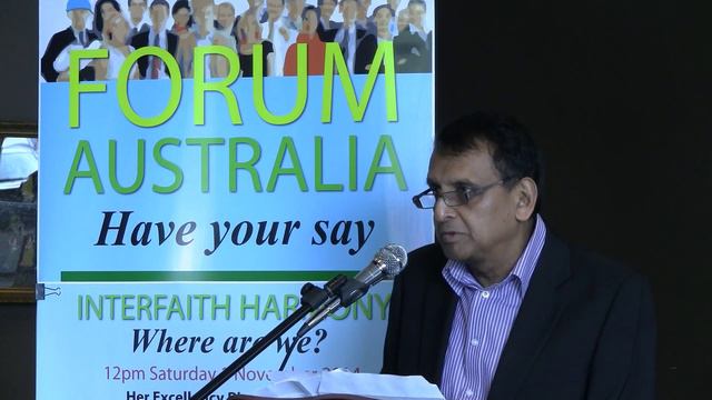 04 Dean Sahu Khan - Interfaith Harmony - Forum Australia смотреть онлайн