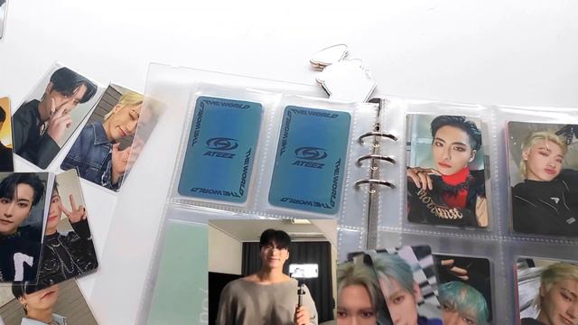 🖤🏴☠️ ATEEZ Photocard's & Binder Organization | хаотичная ОРГАНИЗАЦИЯ карт и биндера ЭЙТИЗ