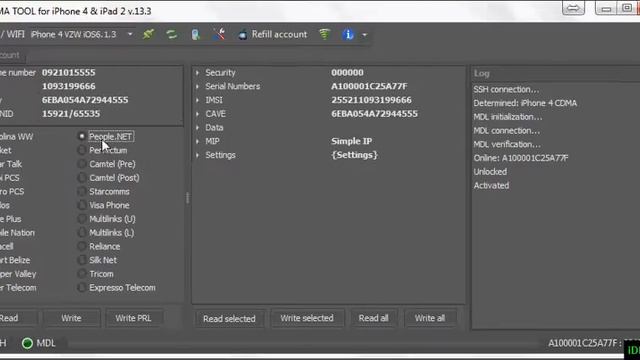 Peoplenet / Пиплнет как прошить iPhone 4 CDMA iDFS Tool v.13 смотреть онлайн