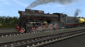 Советский паровоз серии "Л". Trainz Simulator 12.