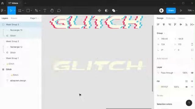 Making Glitch effect in Figma without any plugin смотреть онлайн