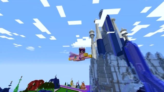 Краткий обзор карты Кристальной Империи My Little Pony для Minecraft