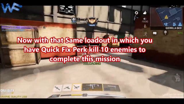 Kill 10 Enemies With Quick Fix Perk Equipped | Small Arms CODM | How To Kill 10 Enemies With Quick