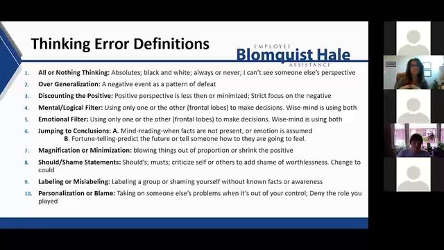 Thinking Errors 101 смотреть онлайн
