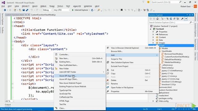 Learning Knockout.JS: Creating Custom Functions | packtpub.com смотреть онлайн