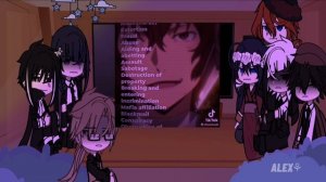 Bsd react to Dazai Osamu