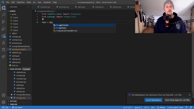 Python - Redbird - Repositories MongoDB смотреть онлайн
