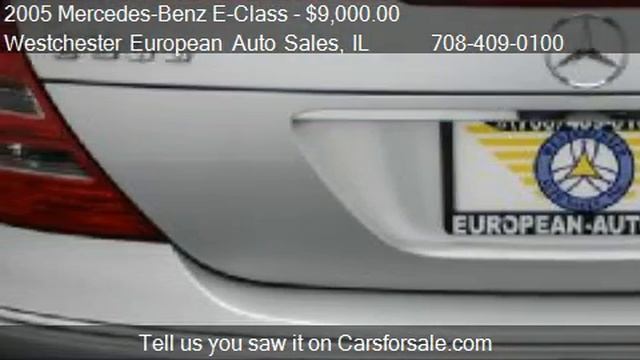 2005 Mercedes-Benz E-Class E500 4MATIC - for sale in Westche смотреть онлайн