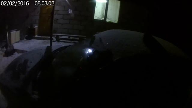 Тестовое видео. Экшн-камера SmarTerra B5. Ночная съемка.