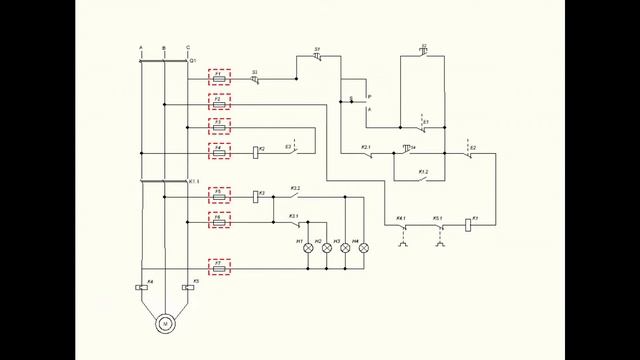 Схема электропривода компрессора. смотреть онлайн