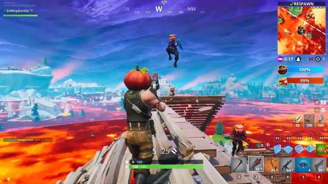 Deep Fried! Food Fight - Squads - New Fortnite Gameplay Mode смотреть онлайн